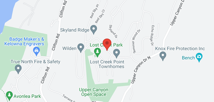 map of 1393 Rocky Point Drive